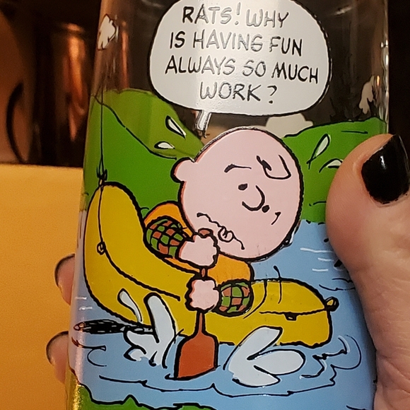 1983 Vintage Mcdonalds Camp Snoopy Collection. Set Of 4 Glasses. - Picture 7 of 16